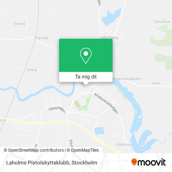 Laholms Pistolskytteklubb karta