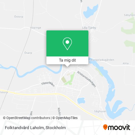 Folktandvård Laholm karta