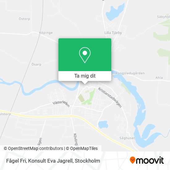 Fågel Fri, Konsult Eva Jagrell karta