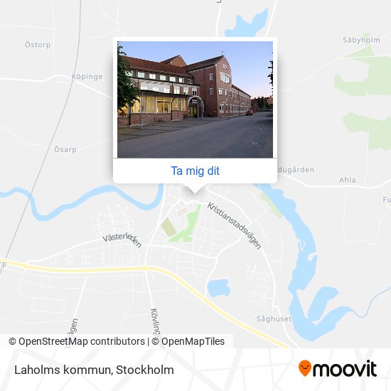 Laholms kommun karta