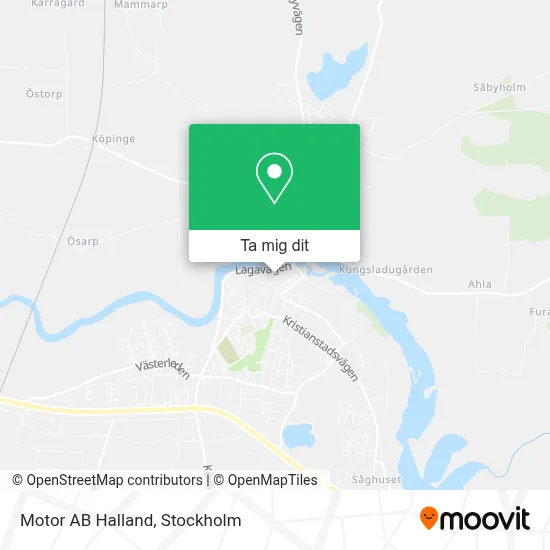 Motor AB Halland karta