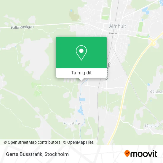 Gerts Busstrafik karta