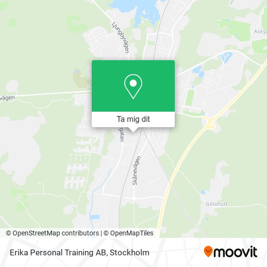 Erika Personal Training AB karta