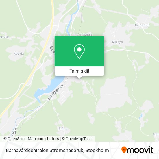 Barnavårdcentralen Strömsnäsbruk karta