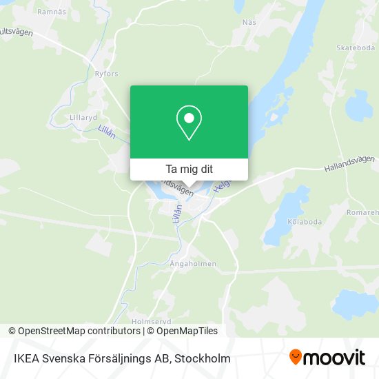 IKEA Svenska Försäljnings AB karta