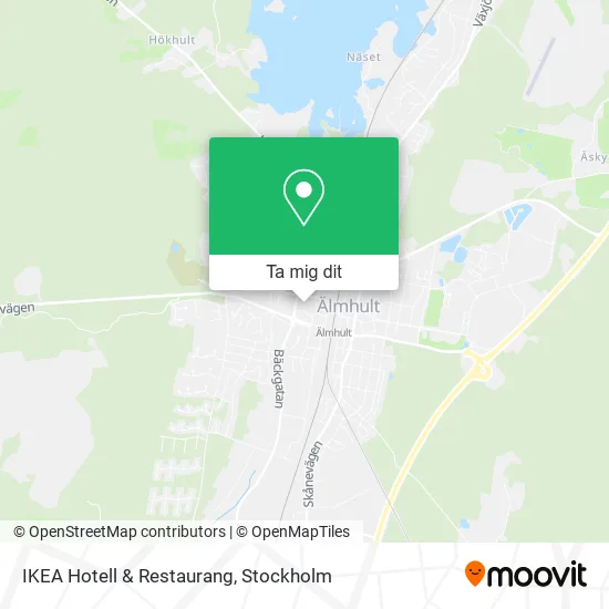 IKEA Hotell & Restaurang karta