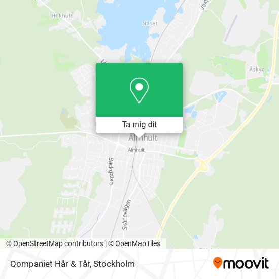 Qompaniet Hår & Tår karta