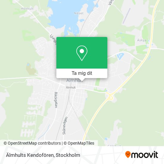 Älmhults Kendofören karta