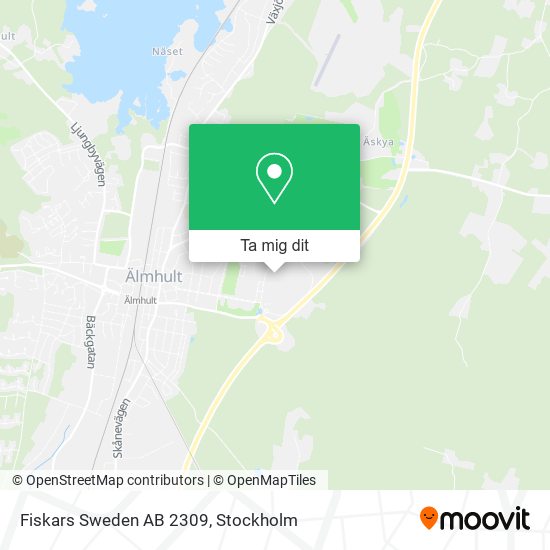 Fiskars Sweden AB 2309 karta