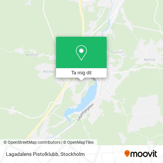 Lagadalens Pistolklubb karta