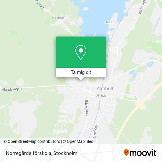 Norregårds förskola karta