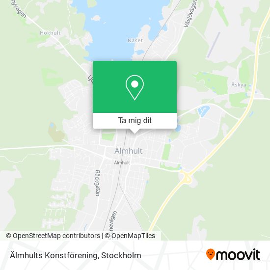Älmhults Konstförening karta