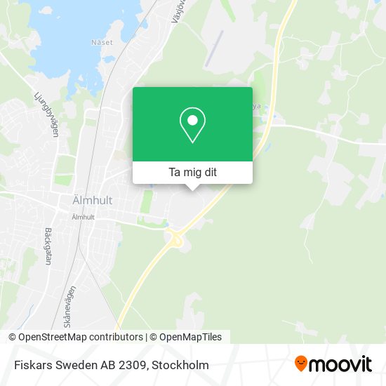 Fiskars Sweden AB 2309 karta