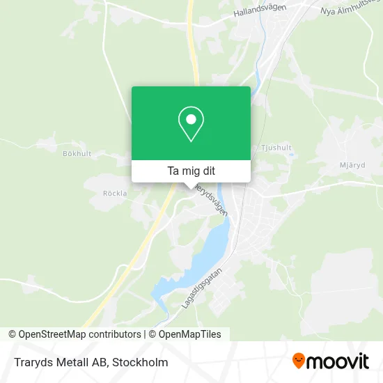 Traryds Metall AB karta
