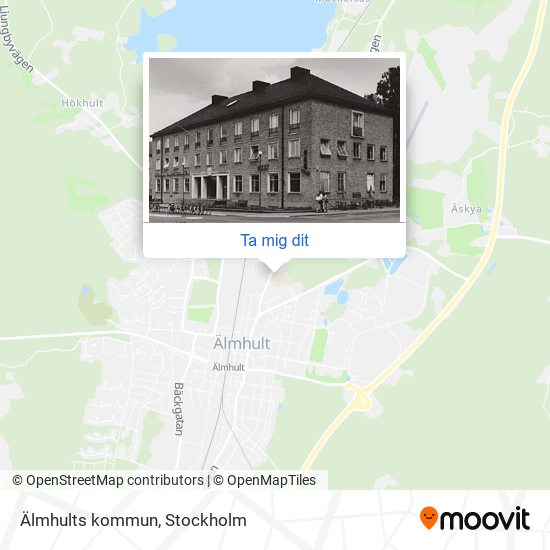 Älmhults kommun karta