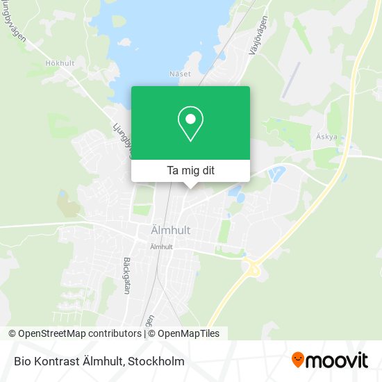 Bio Kontrast Älmhult karta