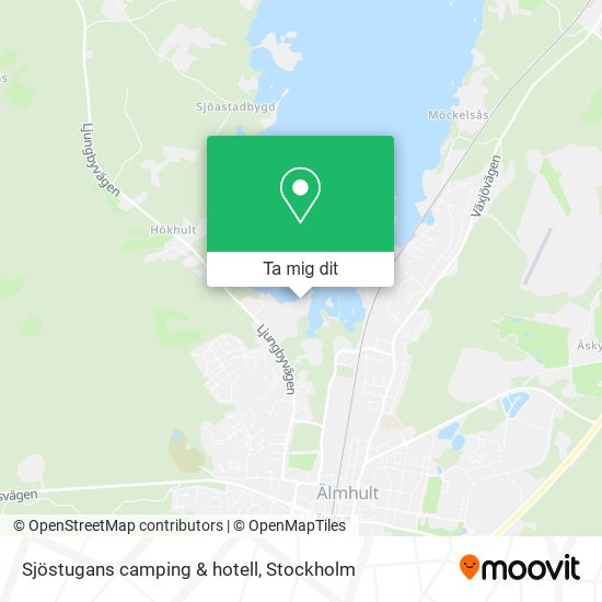 Sjöstugans camping & hotell karta