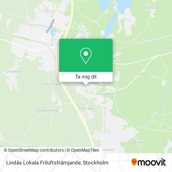 Lindås Lokala Friluftsfrämjande karta