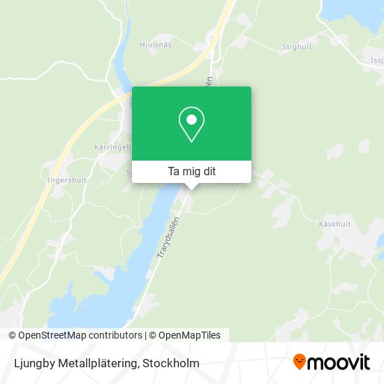 Ljungby Metallplätering karta