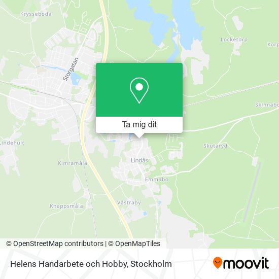 Helens Handarbete och Hobby karta