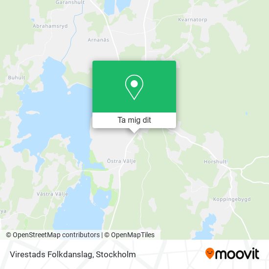 Virestads Folkdanslag karta