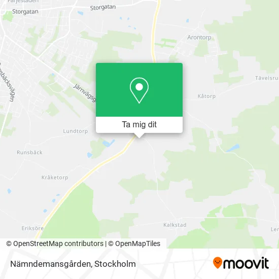 Nämndemansgården karta