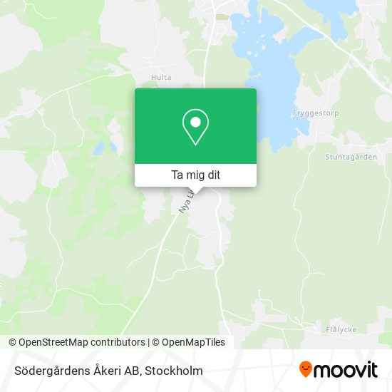 Södergårdens Åkeri AB karta