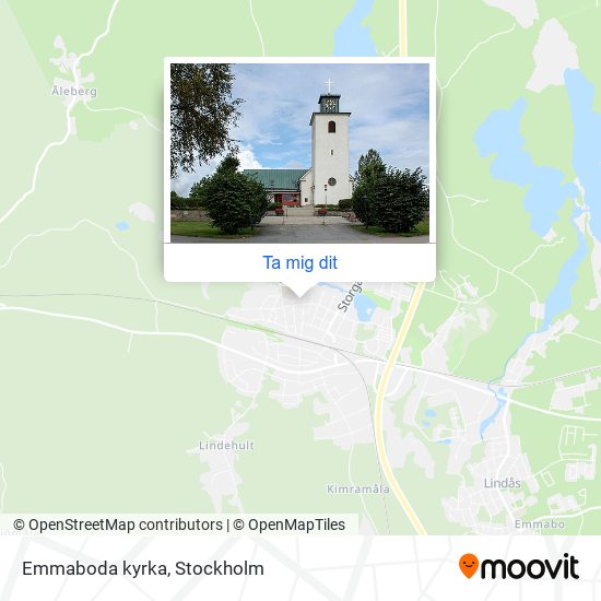 Emmaboda kyrka karta