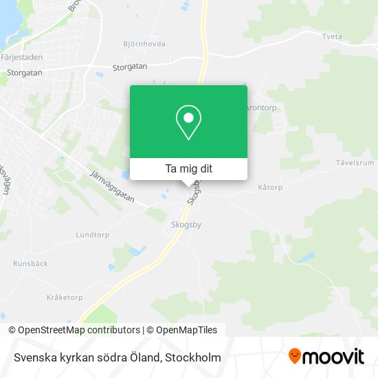 Svenska kyrkan södra Öland karta