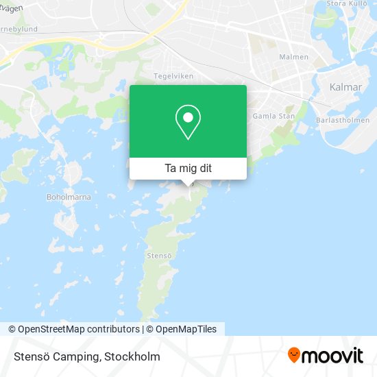 Stensö Camping karta