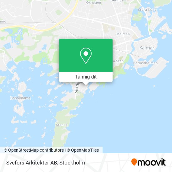Svefors Arkitekter AB karta