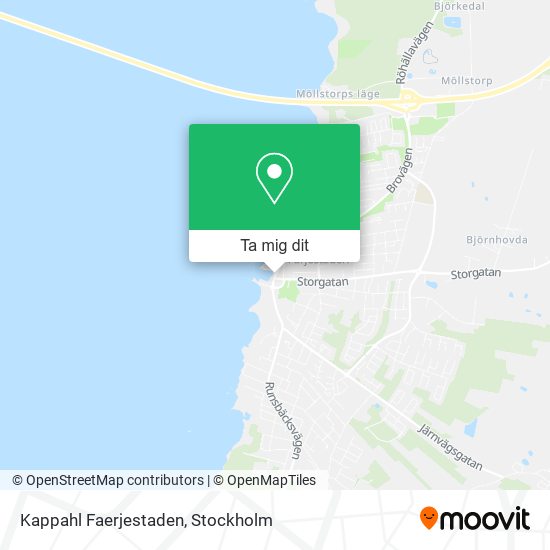 Kappahl Faerjestaden karta