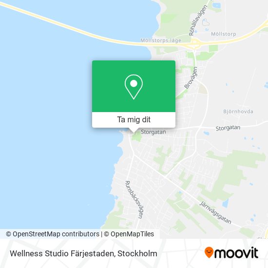 Wellness Studio Färjestaden karta