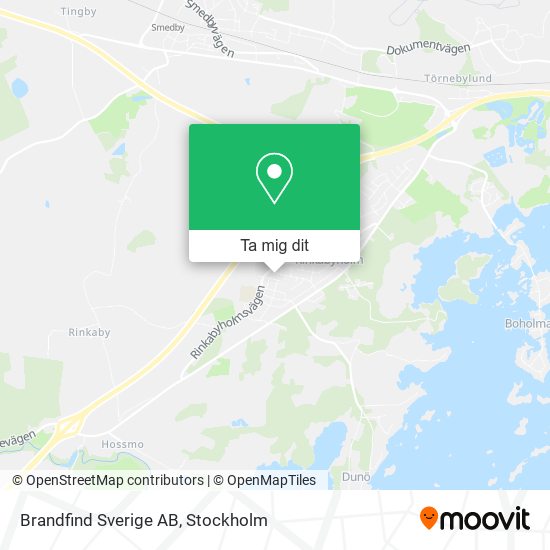 Brandfind Sverige AB karta