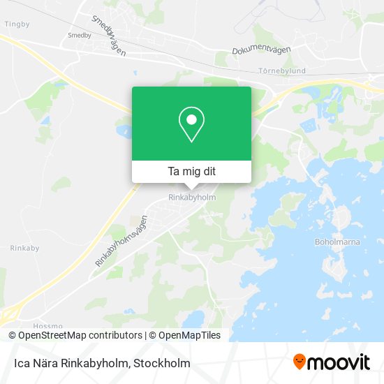 Ica Nära Rinkabyholm karta