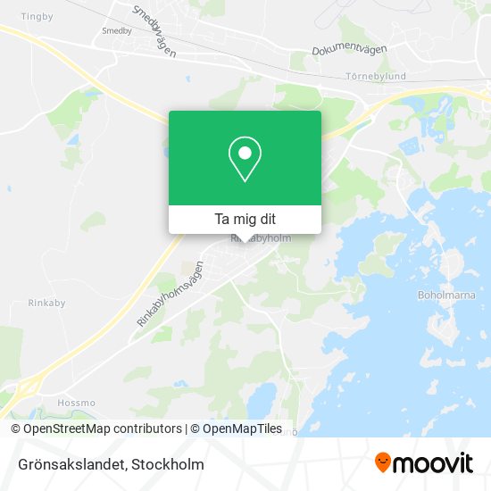 Grönsakslandet karta