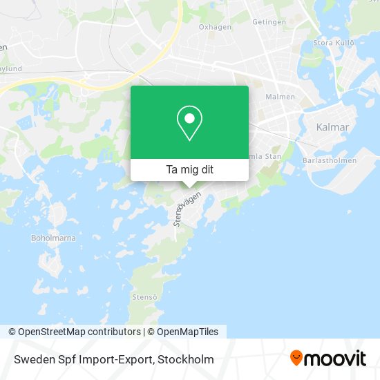 Sweden Spf Import-Export karta