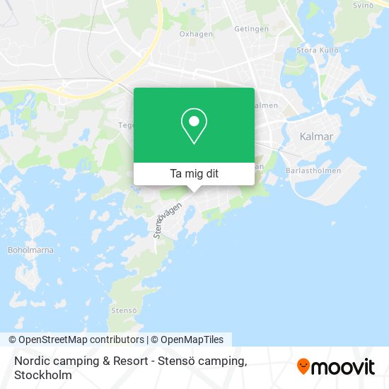Nordic camping & Resort - Stensö camping karta