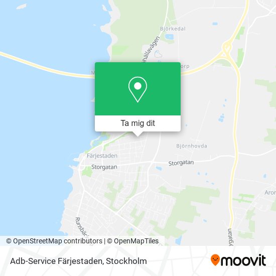 Adb-Service Färjestaden karta
