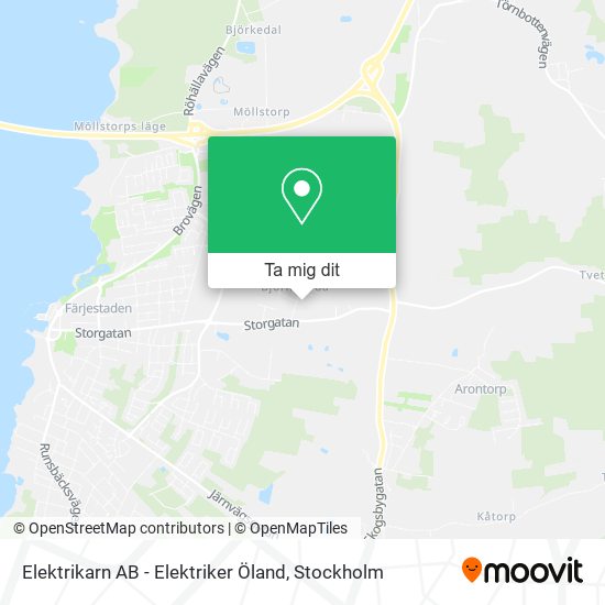 Elektrikarn AB - Elektriker Öland karta