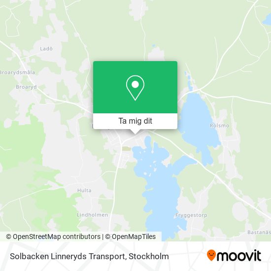 Solbacken Linneryds Transport karta