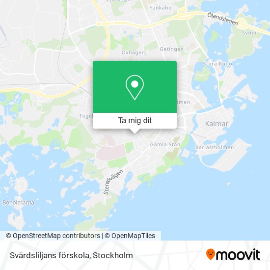 Svärdsliljans förskola karta