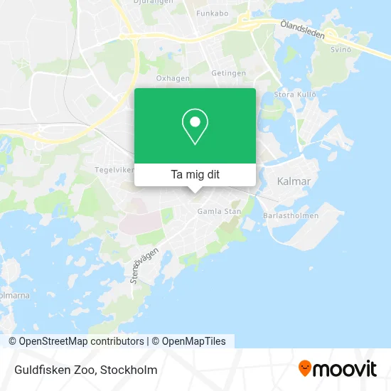 Guldfisken Zoo karta