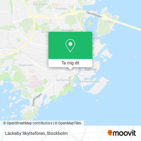 Läckeby Skyttefören karta