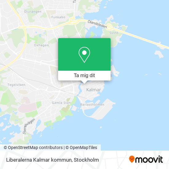 Liberalerna Kalmar kommun karta