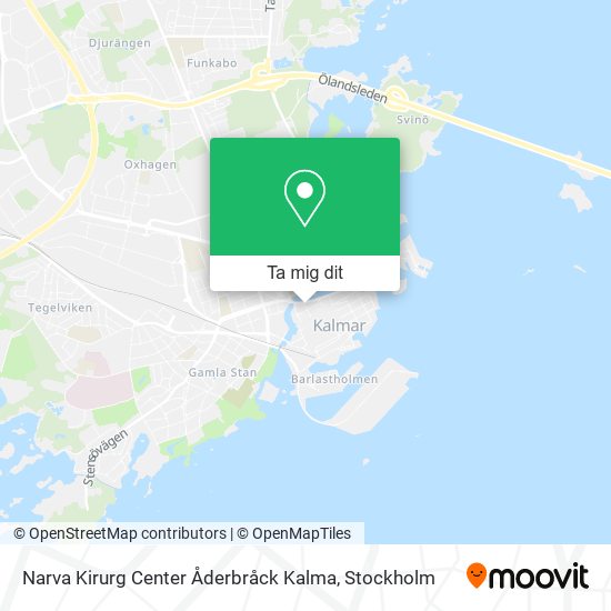 Narva Kirurg Center Åderbråck Kalma karta