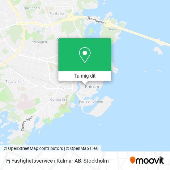 Fj Fastighetsservice i Kalmar AB karta