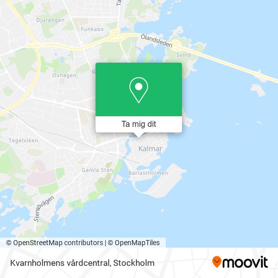 Kvarnholmens vårdcentral karta