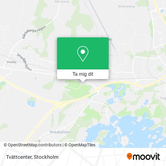 Tvättcenter karta