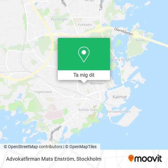 Advokatfirman Mats Enström karta